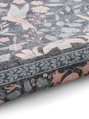 Think Rugs Dark Blue Versailles H1423 Floral Rug - Image 6 of 6