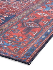 Think Rugs Red Kashmar Washable 2017 Traditional Rug - Image 5 of 6