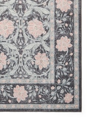 Think Rugs Dark Blue Versailles H1424 Floral Rug - Image 4 of 6