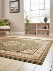 Think Rugs Green Heritage 4400 Traditional Rug - Image 2 of 3