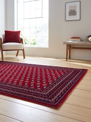 Think Rugs Red Dubai 62096 Traditional Rug - Image 2 of 6