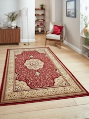 Think Rugs Red Heritage 4400 Traditional Rug - Image 1 of 3