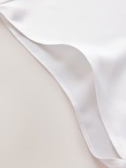 CERENE Katy Black/White 2 in1 Drape Satin Top Knitted Dress - Image 9 of 11