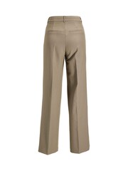 JJXX Grey High Rise Wide Leg Trousers in Beige - Image 5 of 7