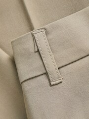 JJXX Grey High Rise Wide Leg Trousers in Beige - Image 6 of 7