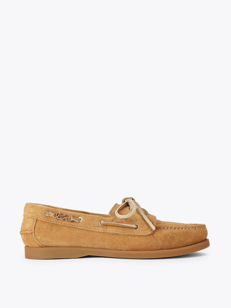 Kurt Geiger London Natural Somerville Boat Shoes - Image 1 of 4