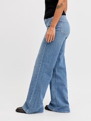 JJXX Blue Rome Mid Rise Flared Denim In Medium Jeans - Image 3 of 7