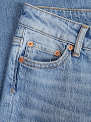 JJXX Blue Rome Mid Rise Flared Denim In Medium Jeans - Image 7 of 7