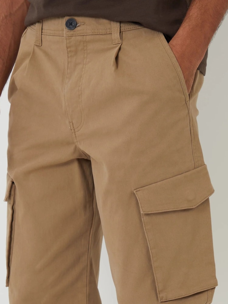 Threadbare Relaxed Fit Stretch Cargo Chino Trousers - Bild 3 von 3