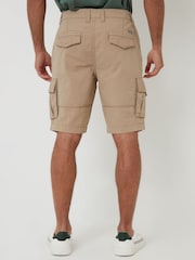 Threadbare Natural Cargo Shorts - Image 2 of 4
