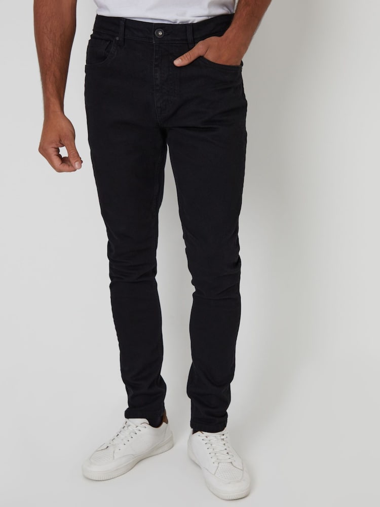 Threadbare Black Skinny Fit Jeans With Stretch Jeans - Image 1 of 4