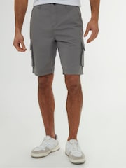 Threadbare Charcoal Cargo Shorts - Image 1 of 4