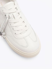 Kurt Geiger London White Monogram Flatform Trainers - Image 4 of 4