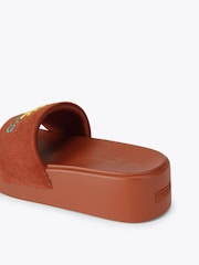 Kurt Geiger London Brown Meena Platform Sandals - Image 3 of 4