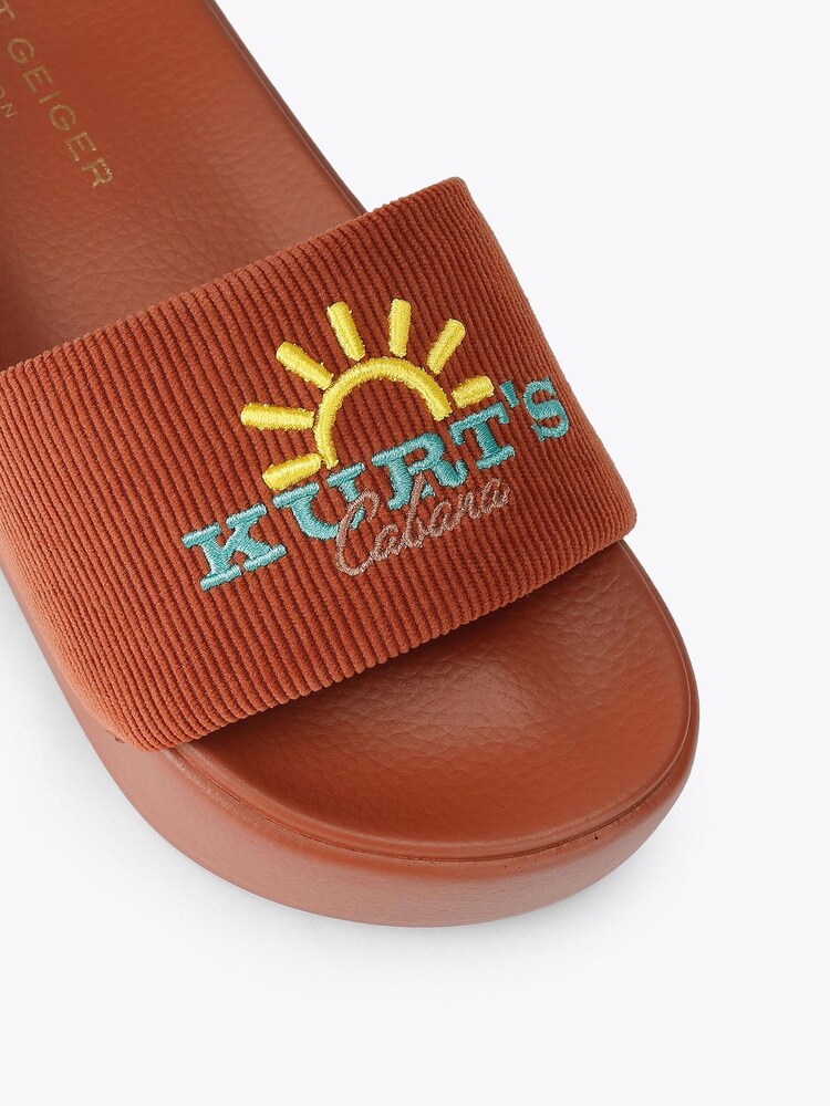 Kurt Geiger London Brown Meena Platform Sandals - Image 4 of 4