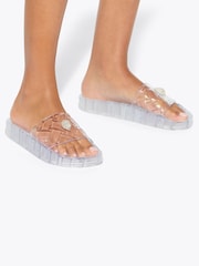 Kurt Geiger London White Meena Jelly Sandals - Image 1 of 5