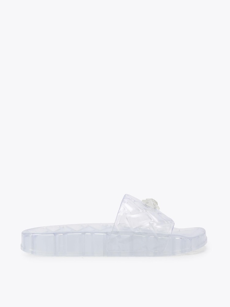 Kurt Geiger London White Meena Jelly Sandals - Image 2 of 5 Kurt Geiger London White Meena Jelly Sandals - Image 2 of 5