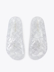 Kurt Geiger London White Meena Jelly Sandals - Image 3 of 5