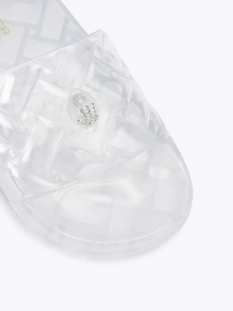 Kurt Geiger London White Meena Jelly Sandals - Image 5 of 5 Kurt Geiger London White Meena Jelly Sandals - Image 5 of 5
