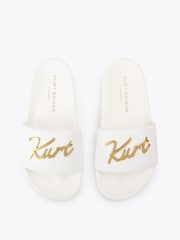 Kurt Geiger London White Meena Kurt Sandals - Image 2 of 4