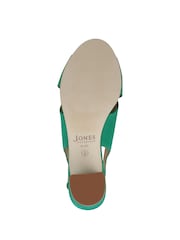 Green Nubuck - Jones Bootmaker Geenah Smart Leather Slingback Sandals - Bild 6 von 6