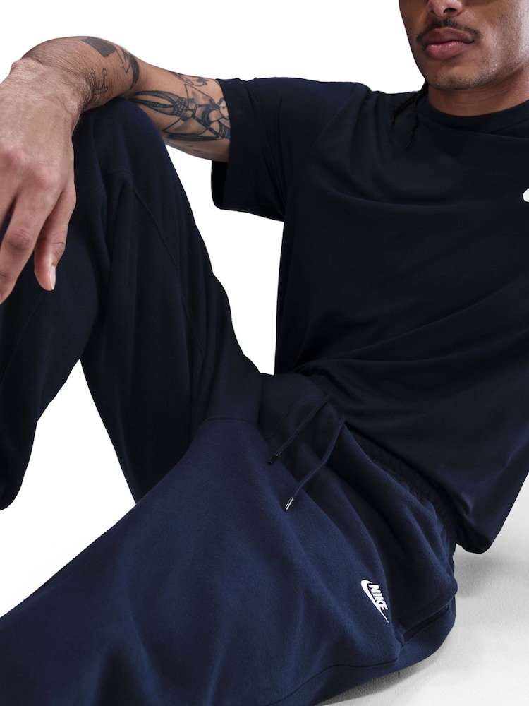Nike Obsidian Navy Club Fleece Cargo Joggers - Image 5 of 5
