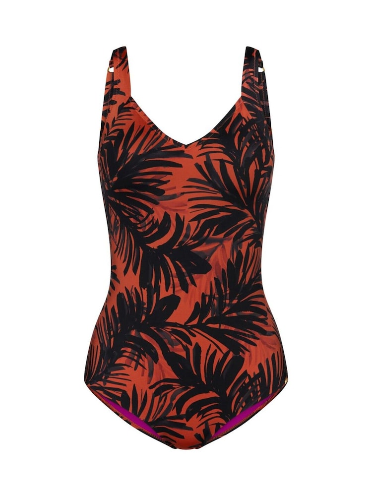 Triumph Brown Summer Palm Padded & Non-wired Swimsuit - Image 5 of 5