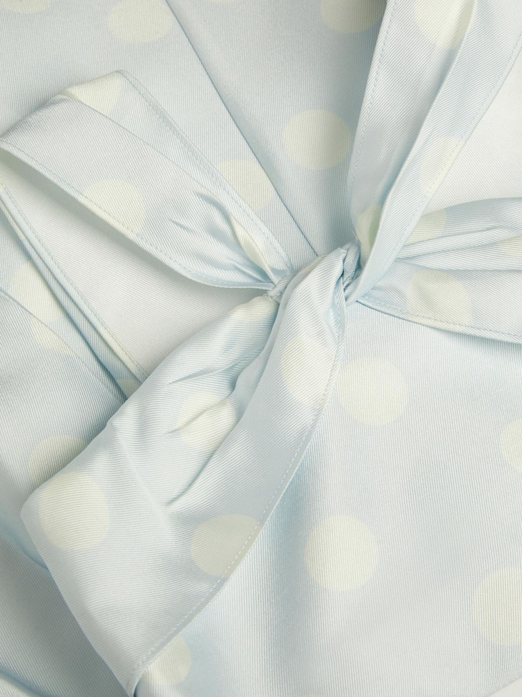 Monsoon Blue Marney Polka Dot Party Dress - Image 3 of 3