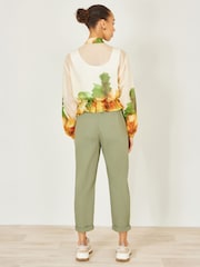 Yumi Natural Printed Lightweight Modal Bomber Jacket - Image 3 of 4