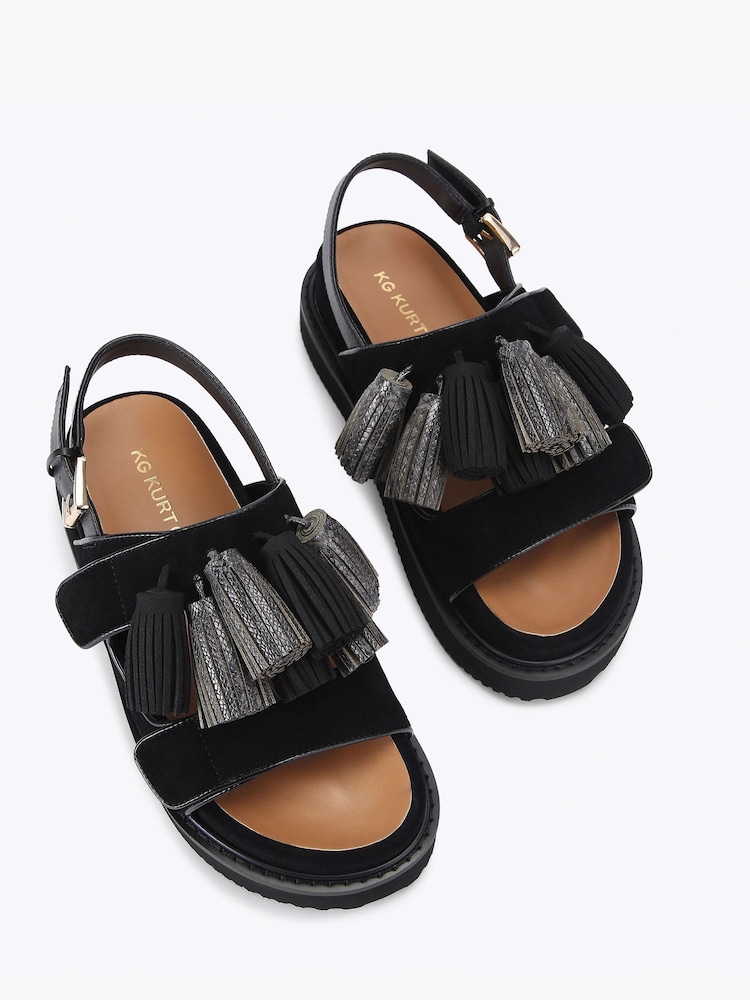 KG Kurt Geiger Black Rita Sandals - Image 2 of 4