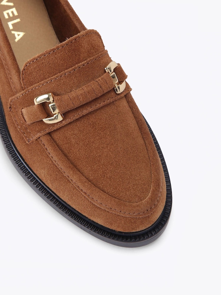 Carvela Brown Noto Loafers - Image 5 of 5
