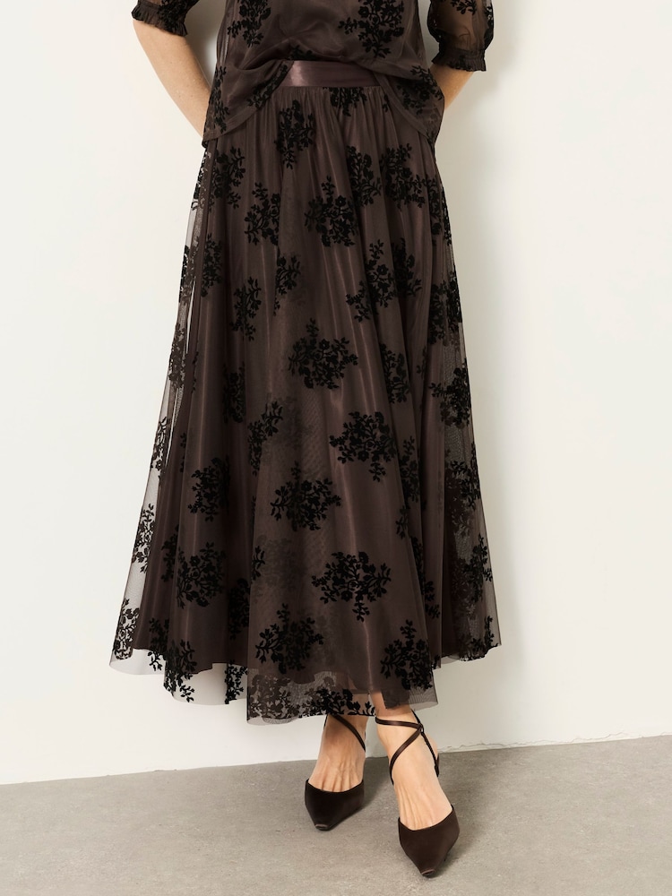 Chocolate Brown - FatFace Tulle Prom Skirt - Larawan 2 ng 7 Chocolate Brown - FatFace Tulle Prom Skirt - Larawan 2 ng 7