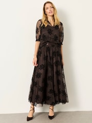 Chocolate Brown - FatFace Tulle Prom Skirt - Larawan 5 ng 7