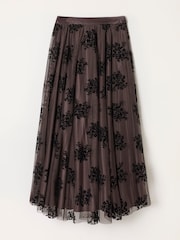 Chocolate Brown - FatFace Tulle Prom Skirt - Larawan 7 ng 7