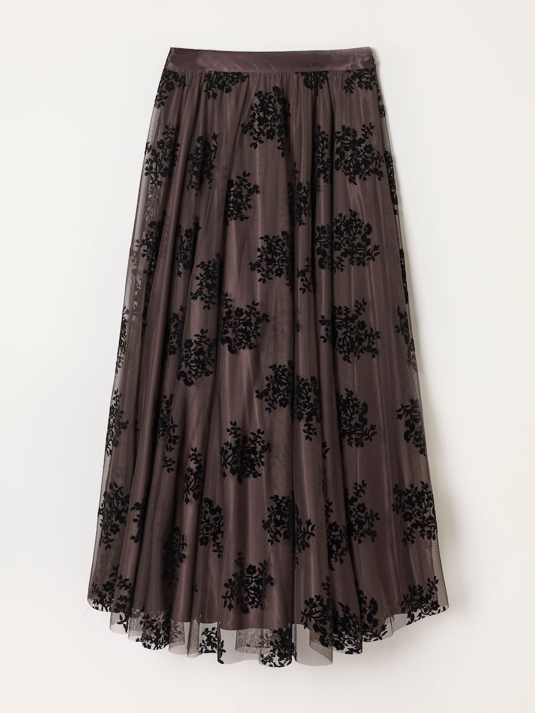 Chocolate Brown - FatFace Tulle Prom Skirt - Larawan 7 ng 7 Chocolate Brown - FatFace Tulle Prom Skirt - Larawan 7 ng 7
