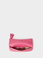 Osprey London Pink Bexley Grainy Hide Leather Clutch Bag - Image 5 of 6