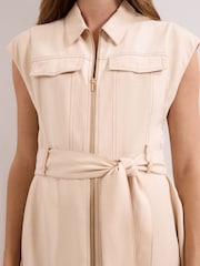 Phase Eight Natural Alira Utility Dress - Image 5 of 7