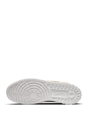 Nike Yellow Court Vision Mid Winterized Trainers - Image 6 of 6