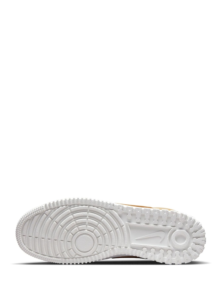 Nike Yellow Court Vision Mid Winterized Trainers - Image 6 of 6 Nike Yellow Court Vision Mid Winterized Trainers - Image 6 of 6