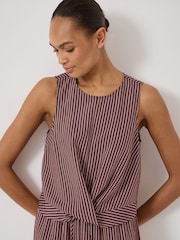 Hush Red Front Knot Crop Top - Image 4 of 5