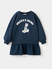 Mango Blue Sweatshirt Dress - Image 1 of 3