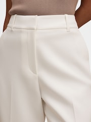 Forever New White Ada Petite Straight Leg Trousers - Image 3 of 5