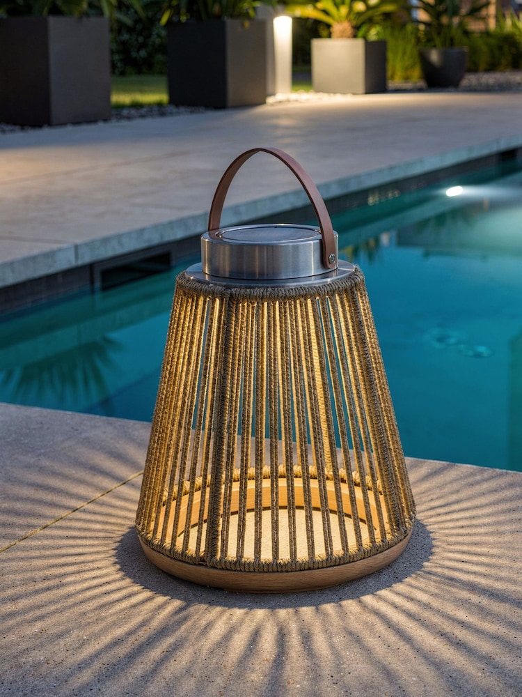 Maze Dark Olive Athena Small Outdoor Solar Light - Image 2 of 4
