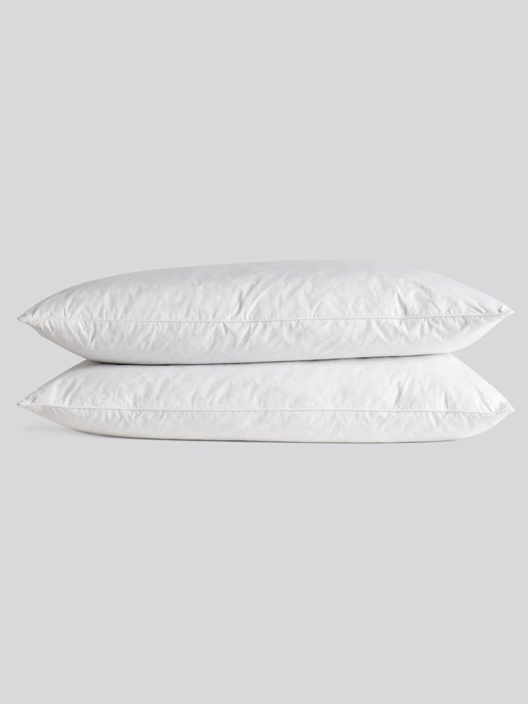 Us Polo Assn Luxury Duck Feather Pillow Pair - Image 2 of 4