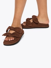 KG Kurt Geiger Brown Riva Sandals - Image 1 of 5