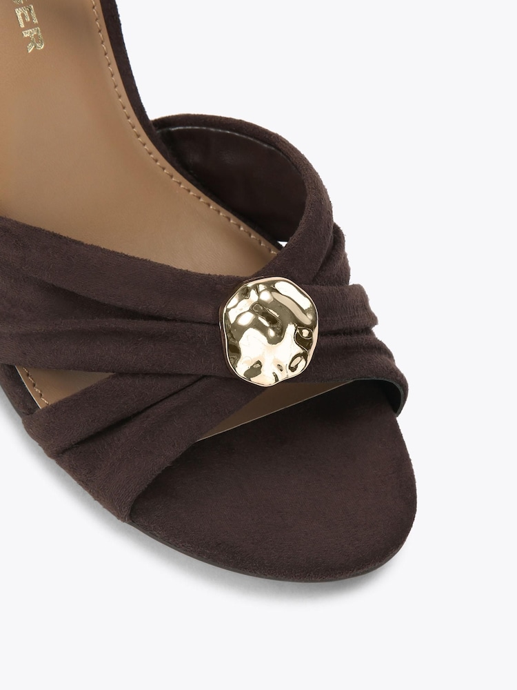 KG Kurt Geiger Brown Muna Sandals - Image 5 of 5 KG Kurt Geiger Brown Muna Sandals - Image 5 of 5