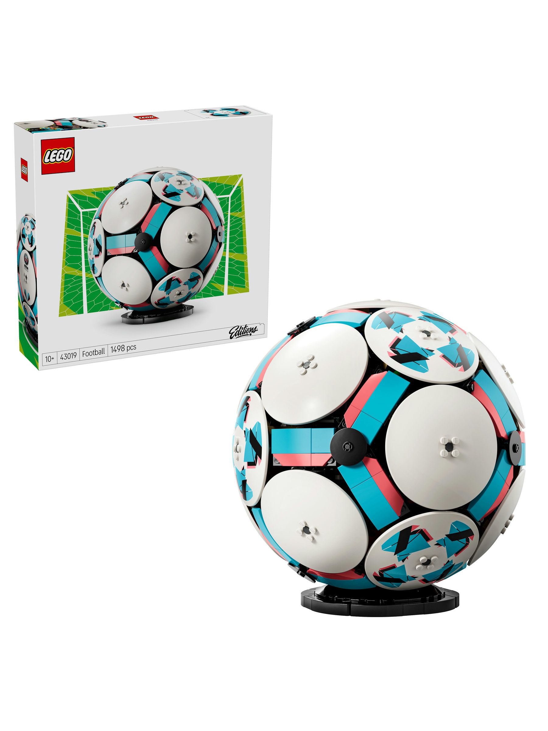 LEGO Editions Football 43019 | Toys for 10+ Year Old Boys, 3D Display Model Kit, Interactive Miniature Stadium, Room Decor, Sports Gift Idea, 1498 Pieces - Image 15