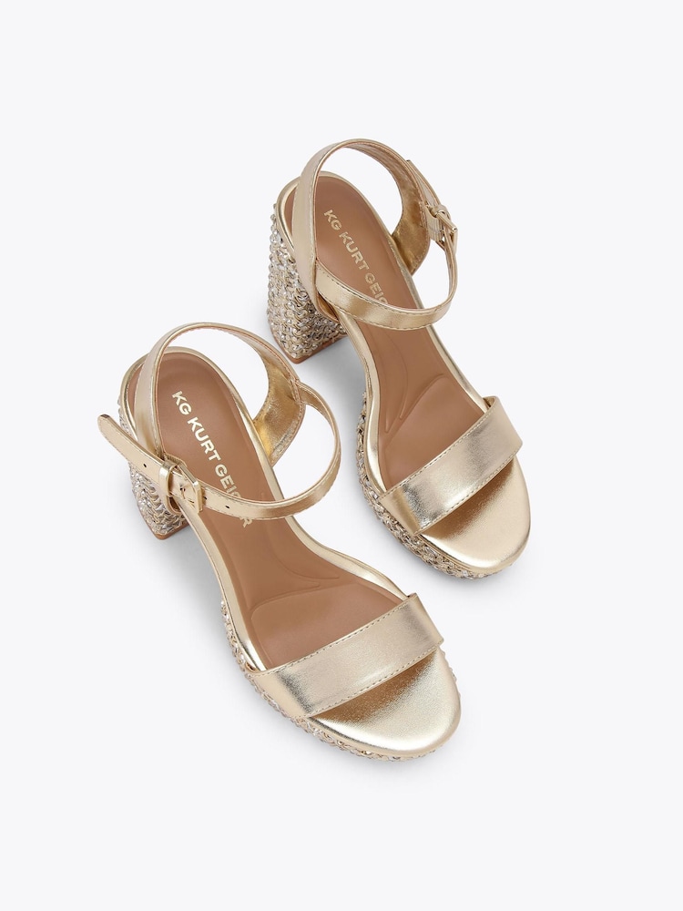 ゴールド - KG Kurt Geiger フェアリー サンダル - 画像 2 / 4