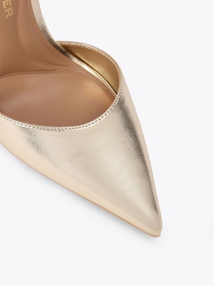 KG Kurt Geiger Gold Sugar Shoes - Image 5 of 5