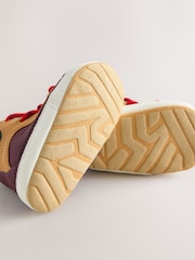 Tan Brown Lace Up Baby Hiker Boots (0-2mths) - Image 5 of 5